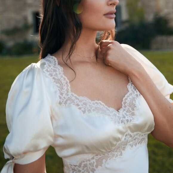 Reformation x Kacey Musgraves Stella Silk Dress - Picture 2 of 10